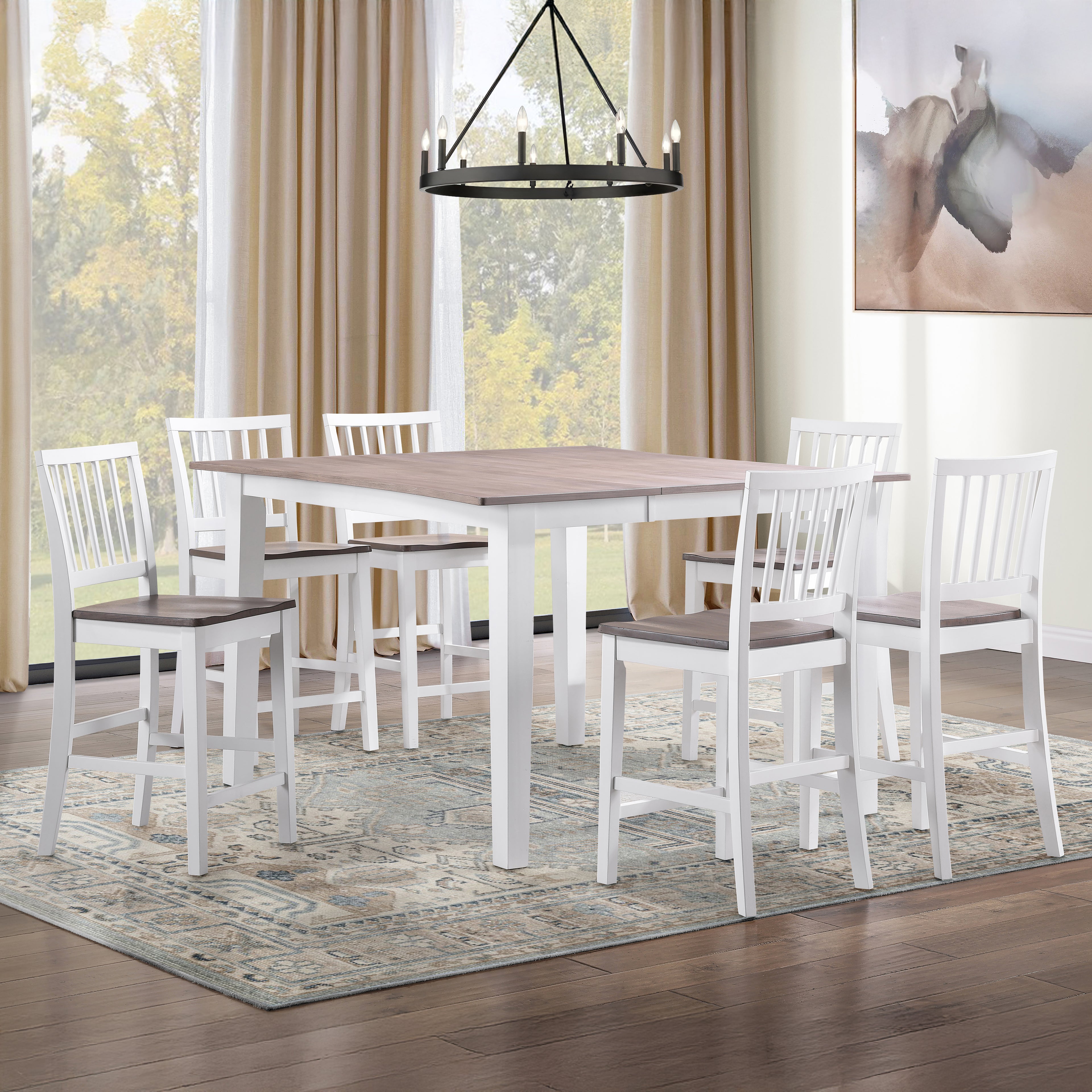 Joplin 7PC Counter Set, White