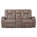 Marlow Sand Manual Recliner Loveseat