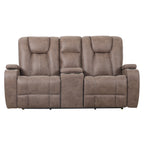 Marlow Sand Manual Recliner Loveseat