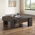 Salina Espresso Square Coffee Table