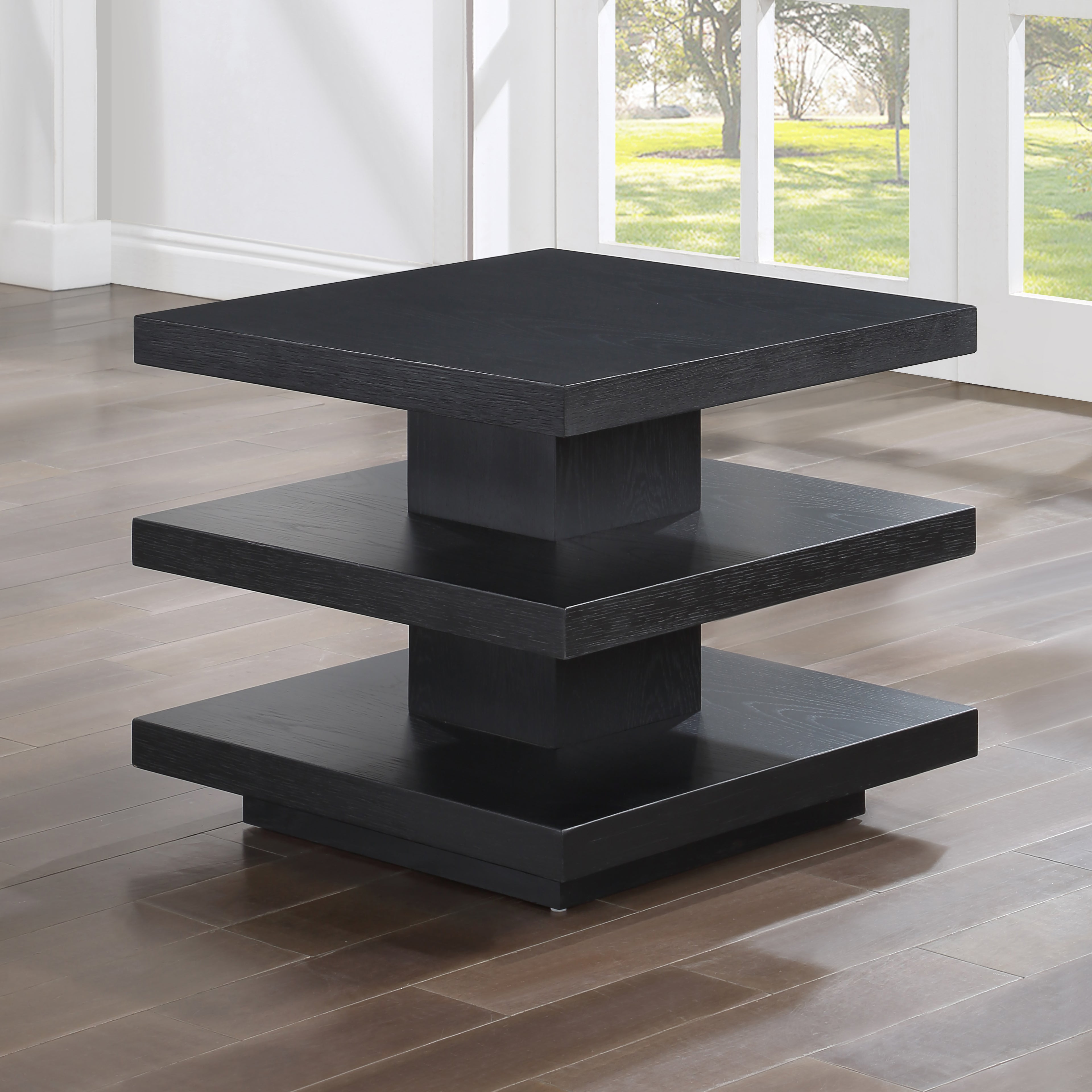 Canyon Black End Table