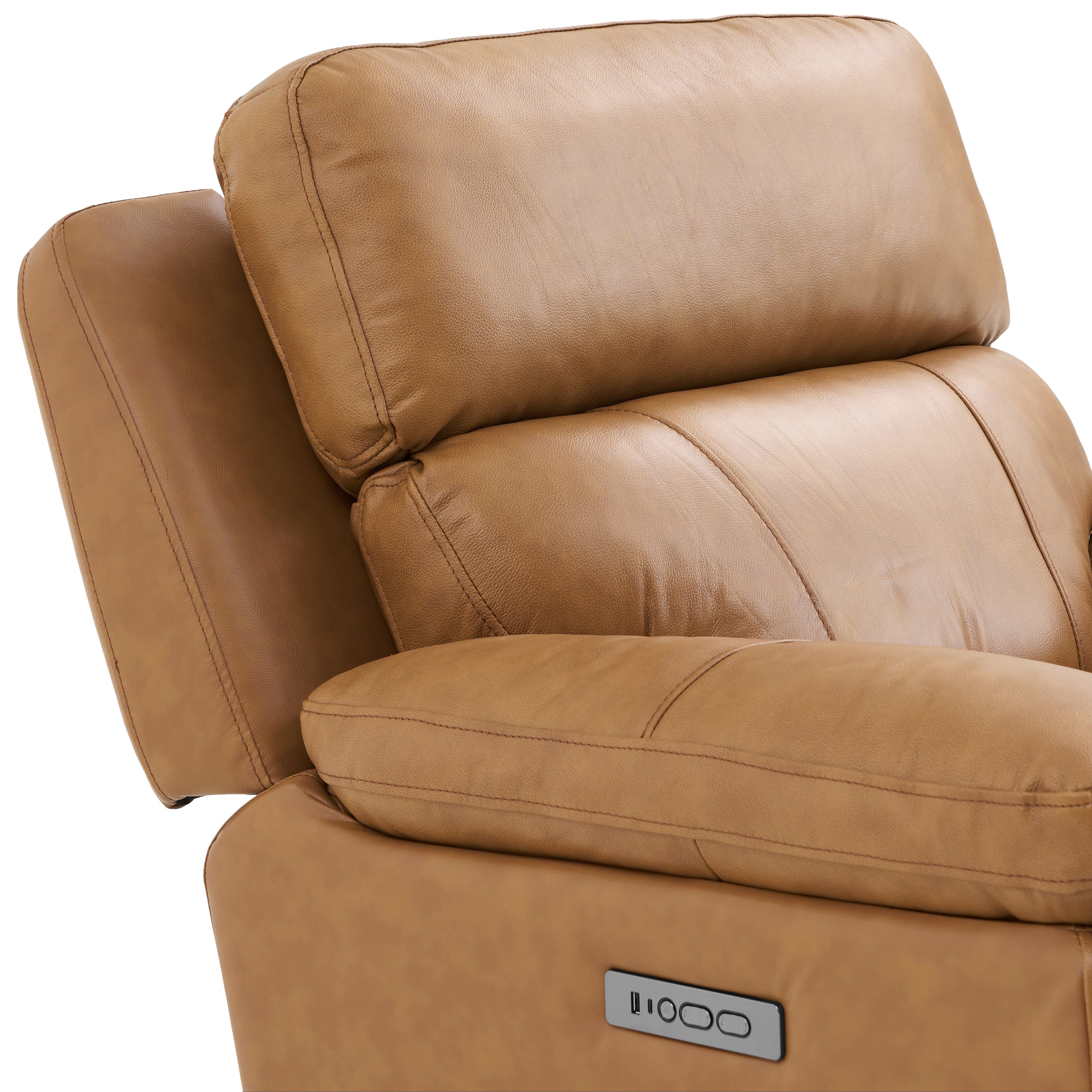 Gatlin Dual Power Recliner Leather
